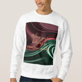 Sweatshirt in stylish abstract graphic スウェットシャツ