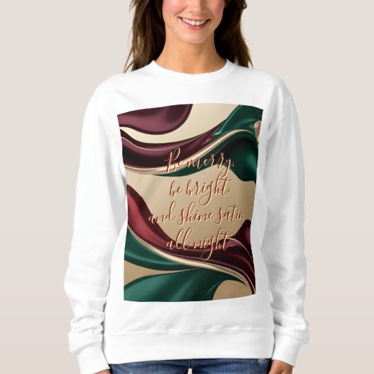 Sweatshirt in stylish abstract graphic スウェットシャツ (正面)