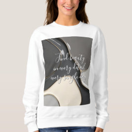 Sweatshirt in stylish abstract graphic スウェットシャツ