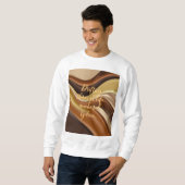 Sweatshirt in stylish abstract graphic スウェットシャツ (正面フル)