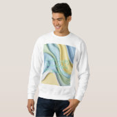 Sweatshirt in stylish abstract graphic スウェットシャツ (正面フル)