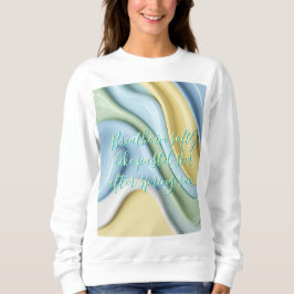 Sweatshirt in stylish abstract graphic スウェットシャツ