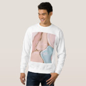Sweatshirt in stylish abstract graphic スウェットシャツ (正面フル)