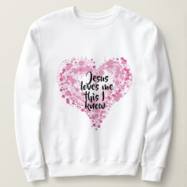 Sweatshirt "Jesus loves me". スウェットシャツ