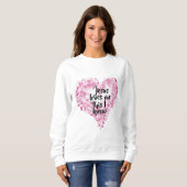 Sweatshirt "Jesus loves me". スウェットシャツ (正面フル)