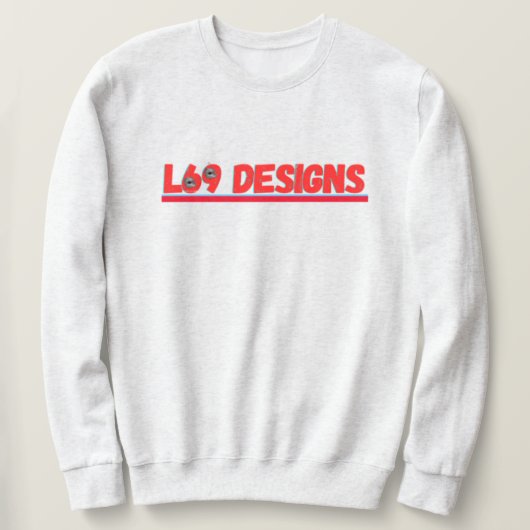 sweatshirt "LOGO L69デザイン" スウェットシャツ (デザイン正面)