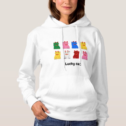 Sweatshirt maneki neko パーカ (正面)