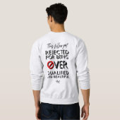 Sweatshirt : Over Qualified (gray) スウェットシャツ (裏面フル)