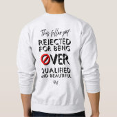 Sweatshirt : Over Qualified (gray) スウェットシャツ (裏面)
