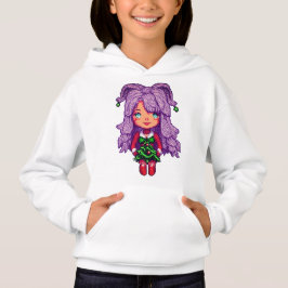 Sweatshirt purplegirlの髪子供へ