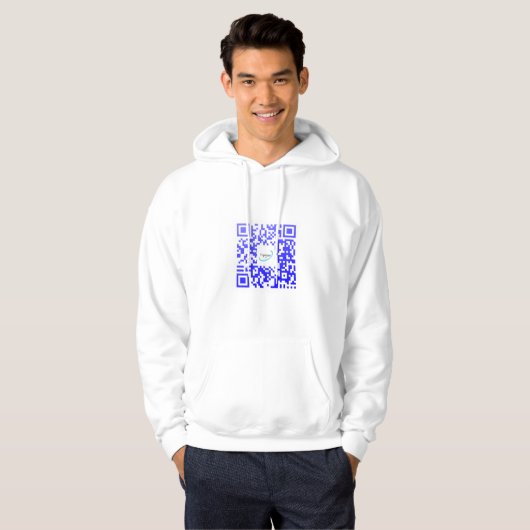 sweatshirt qr code パーカ (正面フル)