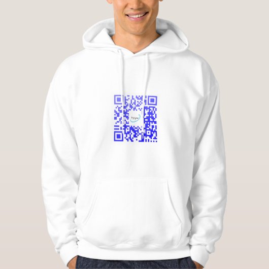 sweatshirt qr code パーカ (正面)