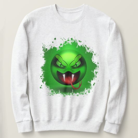 Sweatshirt Snakemoji スウェットシャツ (デザイン正面)