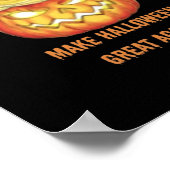 Sweatshirt、Trumpkin、ハロウィーンクラシック ポスター (角)