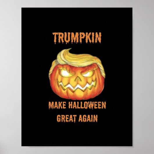 Sweatshirt、Trumpkin、ハロウィーンクラシック ポスター (正面)
