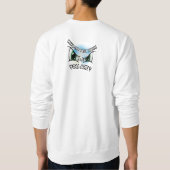 Sweatshirt : Who Do 考え You (白) スウェットシャツ (裏面)