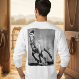 Sweatshirt with horse スウェットシャツ