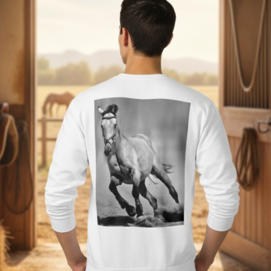 Sweatshirt with horse スウェットシャツ