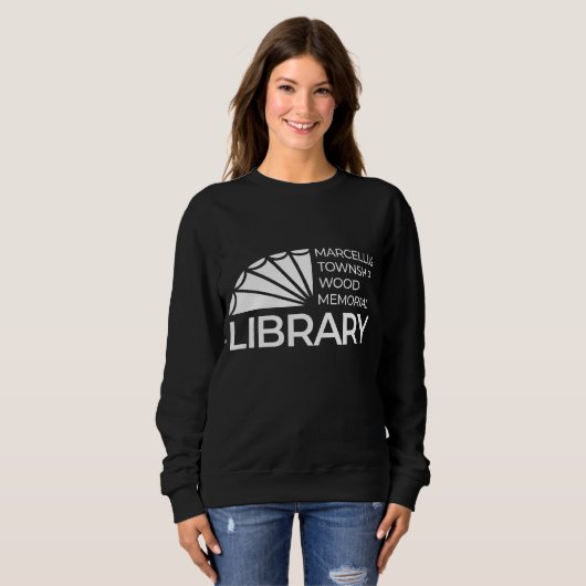 Sweatshirt with white logo スウェットシャツ (正面フル)