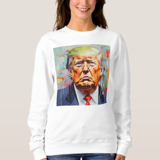 Sweatshirts femme Donald Trump スウェットシャツ (正面)