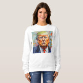 Sweatshirts femme Donald Trump スウェットシャツ (正面フル)