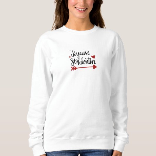 Sweatshirts femme Saint-valentin スウェットシャツ (正面)