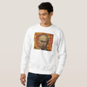 Sweatshirts  Vladimir Poutine art abstrait スウェットシャツ (正面フル)