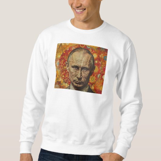 Sweatshirts  Vladimir Poutine art abstrait スウェットシャツ (正面)