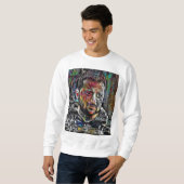 Sweatshirts  Volodymyr Zelensky art abstrait スウェットシャツ (正面フル)