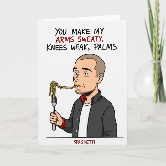 Sweaty Palms Spaghetti Card カード (正面)