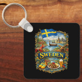 Sweden キーホルダー (正面)