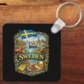 Sweden キーホルダー (裏面)