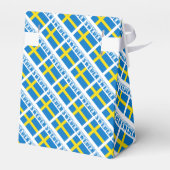 Sweden and Swedish Flag Tiled with Your Name フェイバーボックス (裏面サイド)