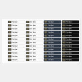 Sweden Art Deco Flag | Custom Iron-On Name Label ラベル (シート)