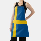 Sweden Flag エプロン (インサイチュ)