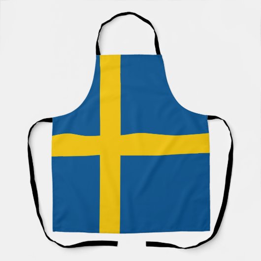 Sweden Flag エプロン (正面)