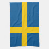 Sweden Flag キッチンタオル (縦)