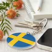 Sweden Flag キーホルダー (正面右)