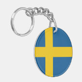 Sweden Flag キーホルダー (正面左)