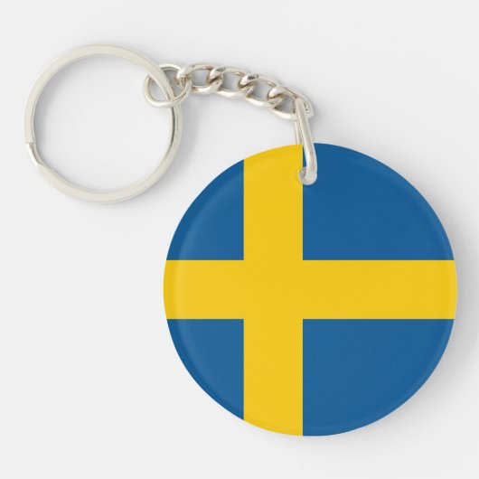 Sweden Flag キーホルダー (正面)