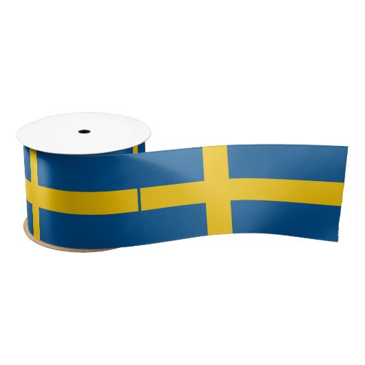 Sweden Flag サテンリボン (リール)