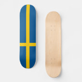 Sweden Flag スケートボード (正面)