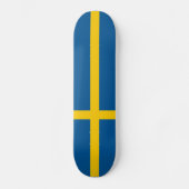 Sweden Flag スケートボード (正面)