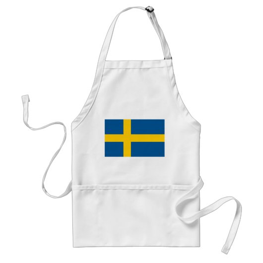 Sweden Flag スタンダードエプロン (正面)