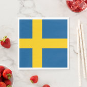 Sweden Flag スタンダードランチョンナプキン (インサイチュ)