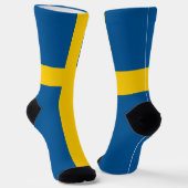 Sweden Flag ソックス (傾斜あり)
