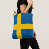 Sweden Flag トートバッグ (クローズアップ)