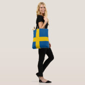 Sweden Flag トートバッグ (モデル)