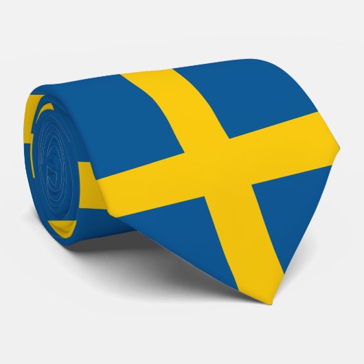 Sweden Flag ネクタイ (ロール)