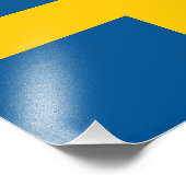 Sweden Flag フォトプリント (角)